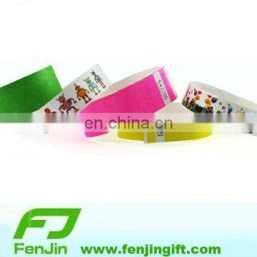 Full printed paper wristband