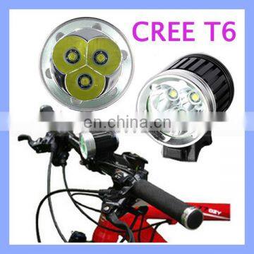 3600Lm XML 3 LED HeadLight Torch CREE Bike Light with CE Certificate