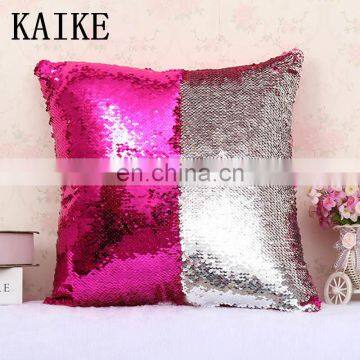Custom new fashion headboard bed sequin pillow cushion covers