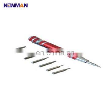 8 in one pocket magnet repair tool kit pen shaped screwdriver set with 8pcs bits for computer