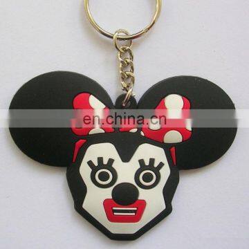 Cartoon 3d rubber pvc Keychain