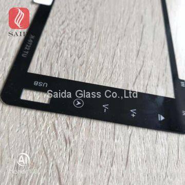 custom touch glass 0.7mm thickness chemical strengthened for car dash cam touch screen display 7inch