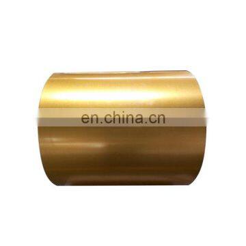 Golden Colour Coated Prepainted Aluminum Sheet photo-7
