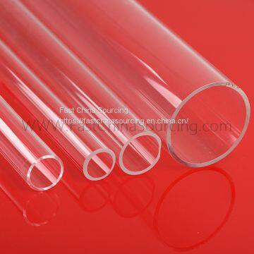 Clear Fused Quartz Tubing & Rod Quartz Pipe & Tube  Quartz Glass for Semiconductor Fiber Optic Medical Lamp Manufacturers Chemical Environmental Testing Water Purification Compound Semiconductor Aerospace Steel Petroleum Laser Technology Infrared Heating 