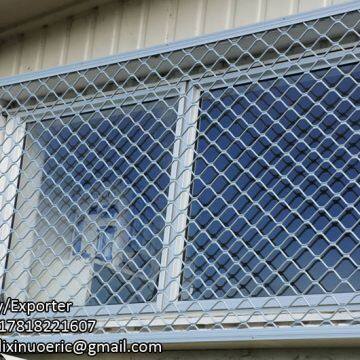 Window security grille anodized aluminum beautiful grid mesh for sale