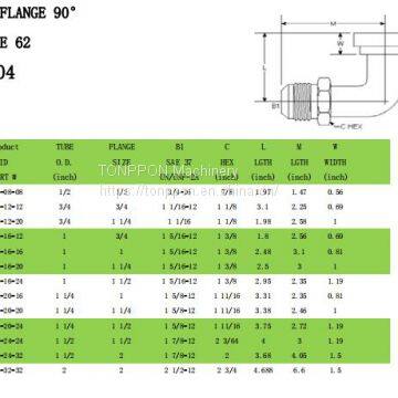 MJ-FLANGE 90° 1804