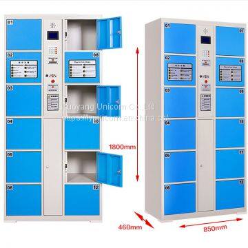 PIN System Locker for Sumpermart Fingerprint Password Shipping Cabinet Professional Customization From China photo-5