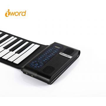 iword S3061 61 Keys Roll up Piano Built-in Dual Speaker