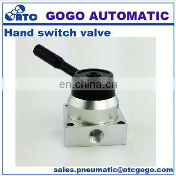 GOGO ATC 4 Way 3 Position Pneumatic Air Hand Pull Push Valve K34R8-L8 Port 1/4" BSP Manual Valve photo-2