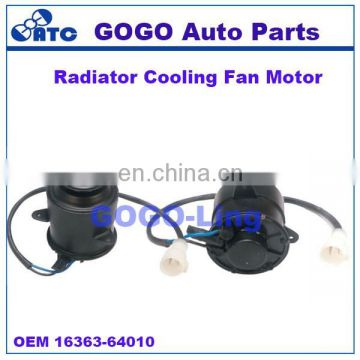 GOGO radiator cooling fan motor for TOY OTA 16363-74020,16363-64010