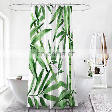 OEM Custom Printed 100% Polyester Waterproof Custom Designer Shower Curtain photo-2