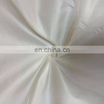 Chinese Supplier 100% polyester taffeta dress fabric online downproof