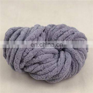 Luxury Giant Bulky Knit Chenille Yarn for Extreme Arm Knitting photo-3