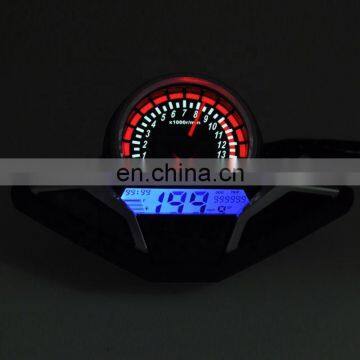 Motorcycle LED Gauge Odometer Tachometer Digital LCD Display Speedometer For Honda CBR250 R