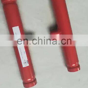 SCH40 2'' New red painted grooved  Fire Fighting  steel Pipe