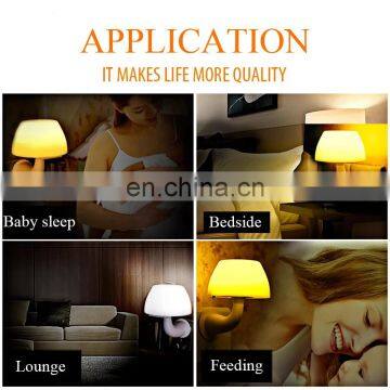 Upgraded Automatic Light Sensor Sound Sensor Control Night Light Mini 220v UK US EU Plug Led Night Lamp Light photo-2