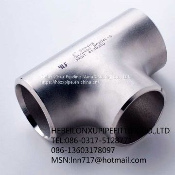 Professional manufacturers supply stainless steel tee