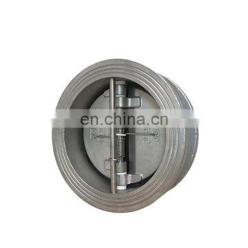 DN150 6" SS304 CF8 CF8M dual plate wafer check valve