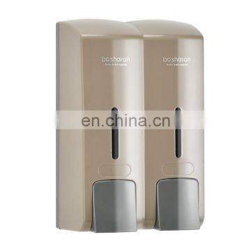 Hotel Shampoo Plastic Soap Dispenser With 2 Chambers