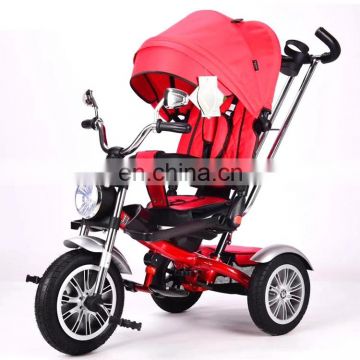 Multifunctional folding 3 wheels kids ride on car/4 in 1 baby tricycle for sale