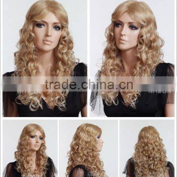 3010B cheap long wave synthetic lady stars hair wig