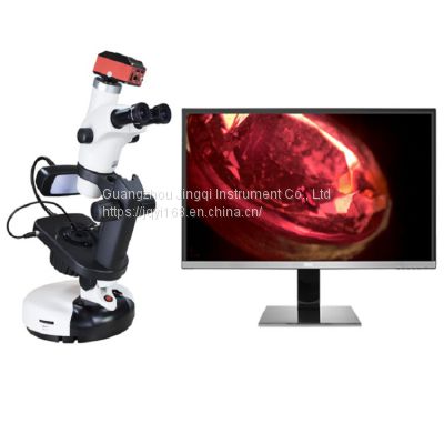 4K ultra clear high-end gemstone microscope