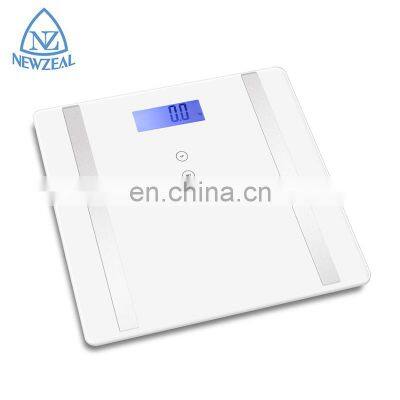 High End Digital Electronic Personal Analyzer Glass High Water Body Fat Scale