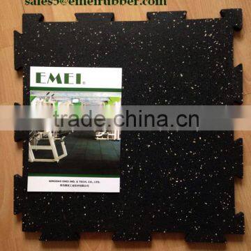Interlocking Gym Rubber Flooring
