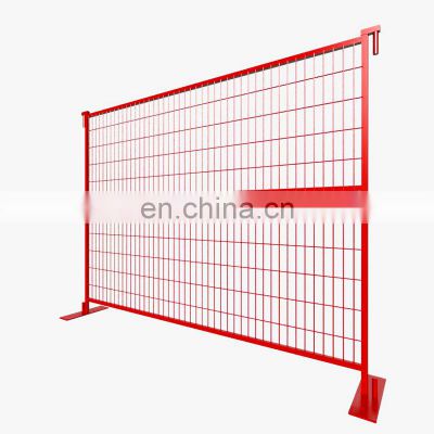 Sale of easily assembled Canada galvanized temporary fence can movable fence.