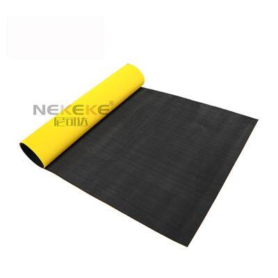 NEKEKE Thickness 6mm Black + Yellow Bottom Boat Yacht Marine Rubber Pattern EVA Deck Foam Sheet Composite Outdoor Decking photo-2