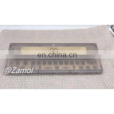 CNC Mechanical Keyboard Frosted Polycarbonate Keyboard Case Machining Prototype Anodize/Sandbasting/PVD/Polish/E-white Service photo-4