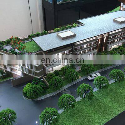 3d Miniature Plastic Scale Apartment Building Model