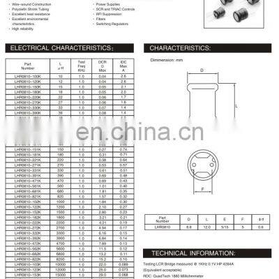 8*10 Through Hole Power Inductor Durm Core Inductor
