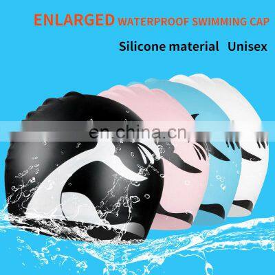 Oem Customized Logo Waterproof Neutral Adult Silicone Swimming Caps High Elastic Children Durable Swimming Caps photo-5