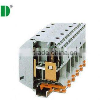 31.0mm Heavy Duty DIN Rail Terminal Blocks With 285A High Current PCB Terminal Blocks