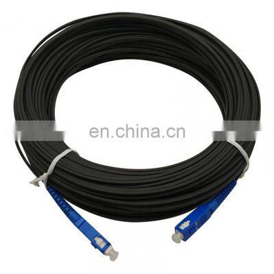 SC UPC Indoor SM G657A G652D Simplex FTTH Drop Cable Patch cord sc apc ftth patch cord