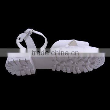 2016 New Modern Beautiful Summer New Design Girl Buckle Ankle Sandals Whole White photo-6