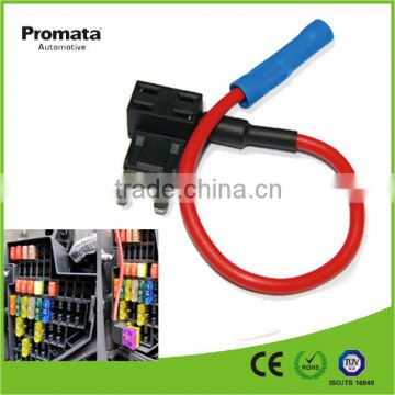 Waterproof battery fuse box, fuse adaptor with mini blade fuse