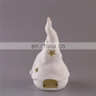 New Custom Diy Kid Ceramic Santa Clause Christmas Items With Painting