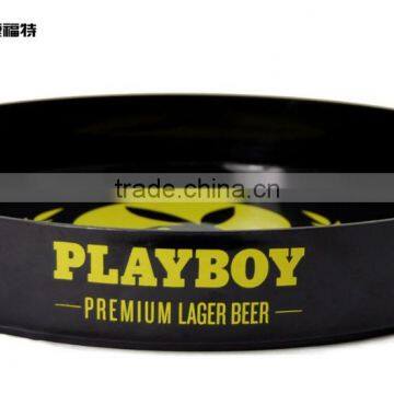 Black Plastic Round Tray photo-2