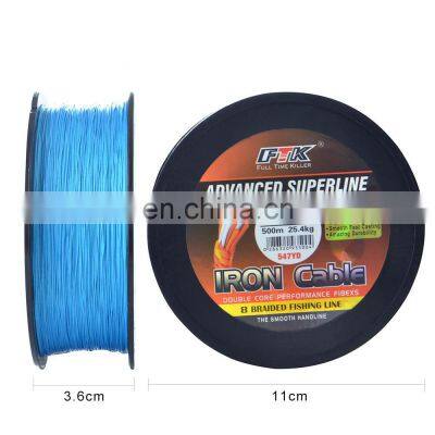 Top Sales 8 Strands 500m Long Strong PE Fishing Line 5 Colors Polyethylene Fishing Line photo-3