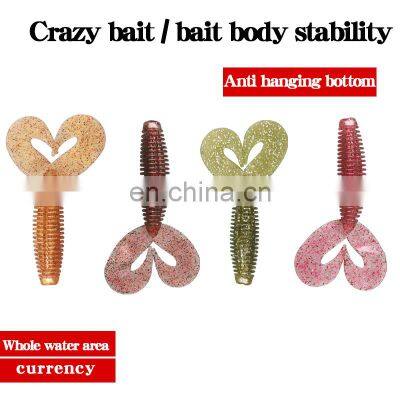 New Design Fishing Bait Smart Simulation Lure Soft Swim Bait Maggot Soft Artificial Bait