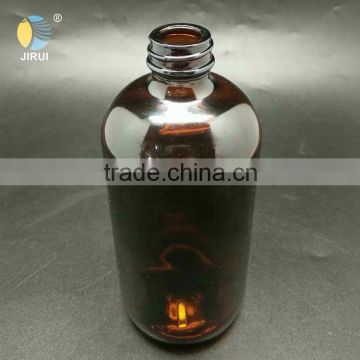 500ml Amber Glass Boston Bottle With Pump Sprayer