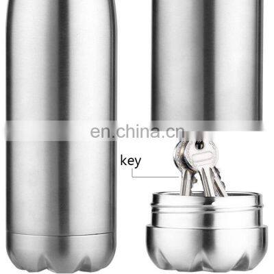 Outdoor Coke Shaped Water Bottle Double Wall Insulation Stainless Steel Vacuum Thermos Flasks