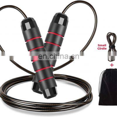 Wholesale Customized Exercise Foam Bead Long Handle  PVC Steel Weighted Digital Jump Rope