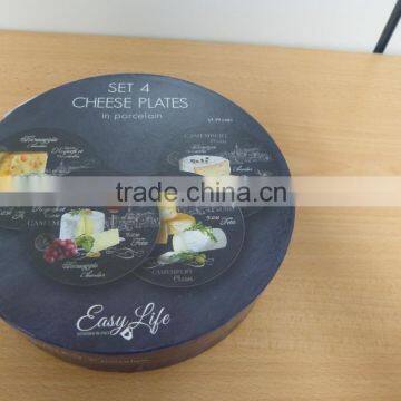 porcelain cheese dinenr plate with gift box