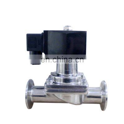 COVNA Sanitary Food Grade Solenoid Valve for Beer 12V DC Two Ways Stainless Steel 316