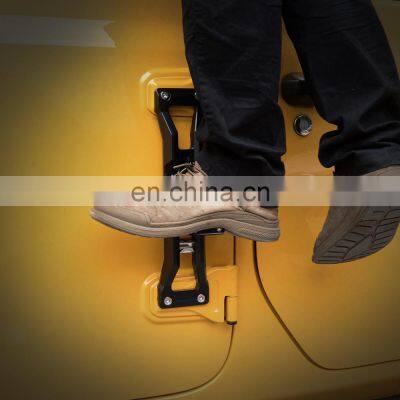 Door Hinge Step With Bottle Opener For Jeep Wrangler Jk JL Auto Accessories Folding Side Foot Pedal photo-5