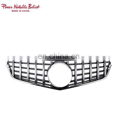 W207 auto parts Front grill for Mercedes benz  E class W207 GT style silver 2010 2011 2012 2013