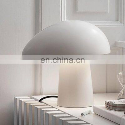 Nordic Table Lamp Resin Modern Home Decoration Table Light Living Room Mushroom Desk Lamps